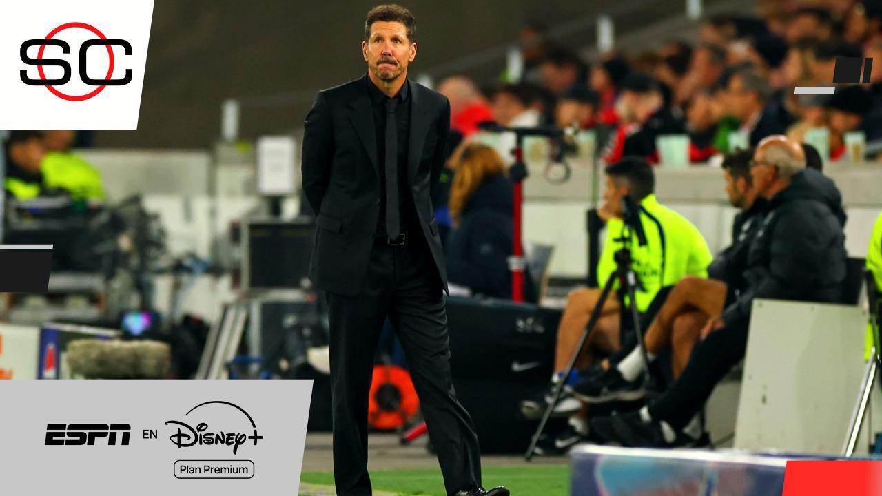 Diego Simeone: "Nos obligaron a jugar incómodos"