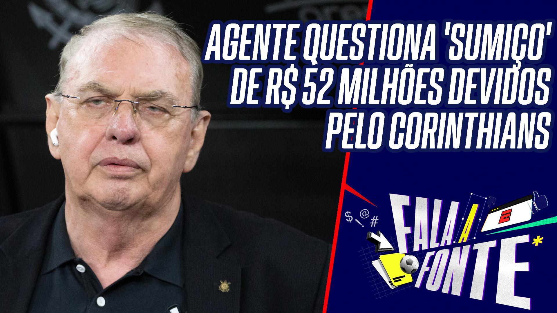 Empresário questiona sumiço de R$ 52 milhões do Corinthians em meio a atrasos a credores; VEJA