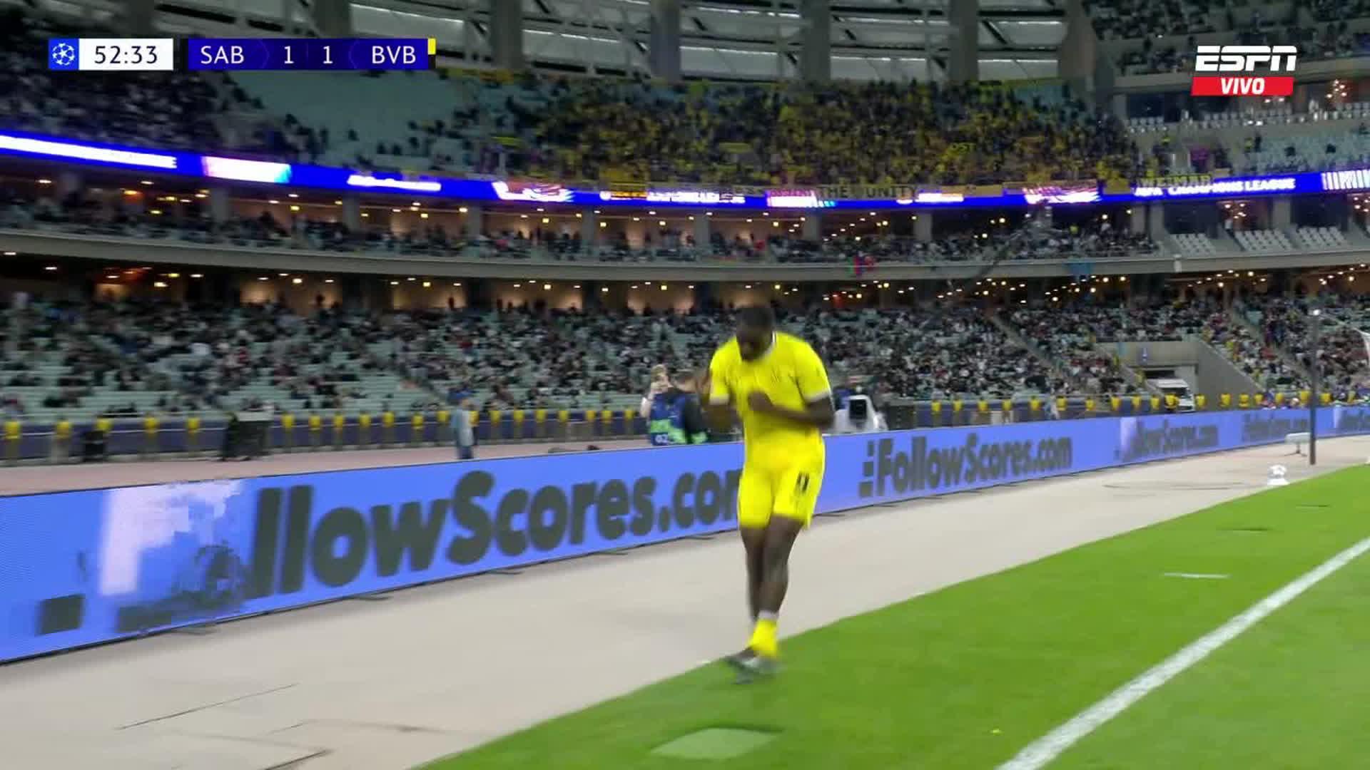 ¡Doblete! Guirassy adelantó otra vez al Dortmund