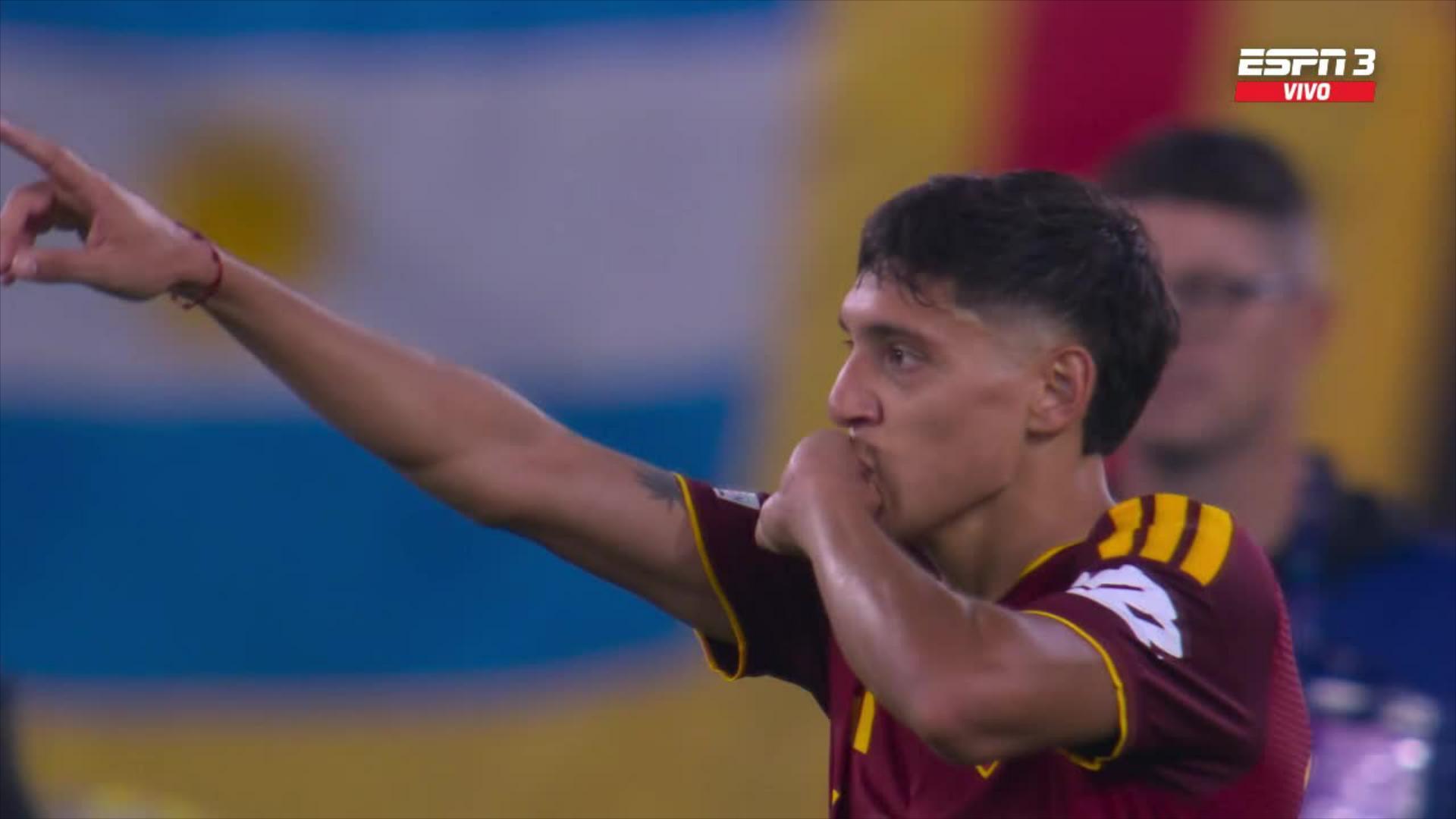 ¡Más rápido que todos: gol de Molina para la Roma en la Champions!