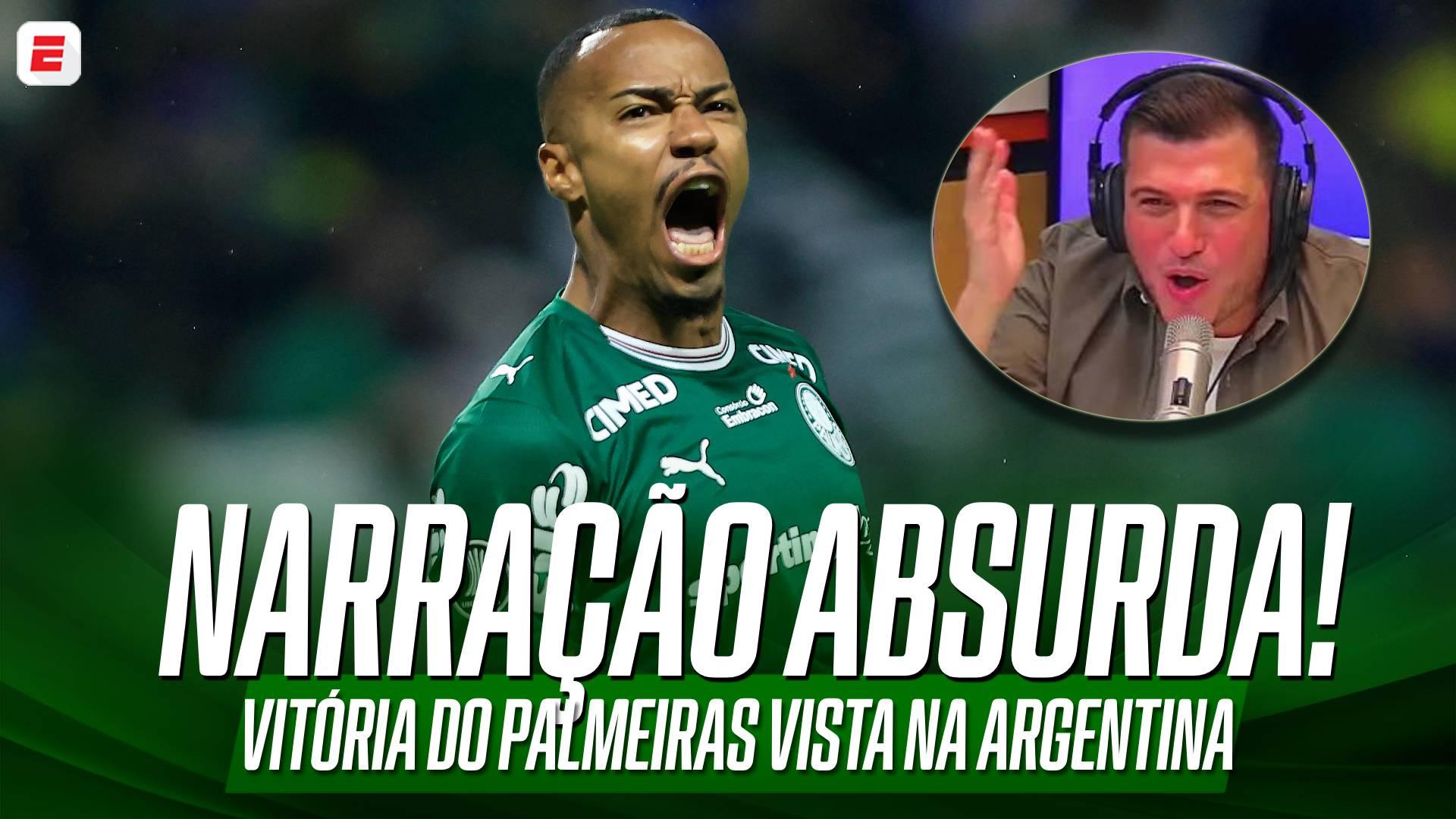 Épico! Classificação do Palmeiras nos pênaltis à final da Libertadores leva narrador argentino à loucura; ouça