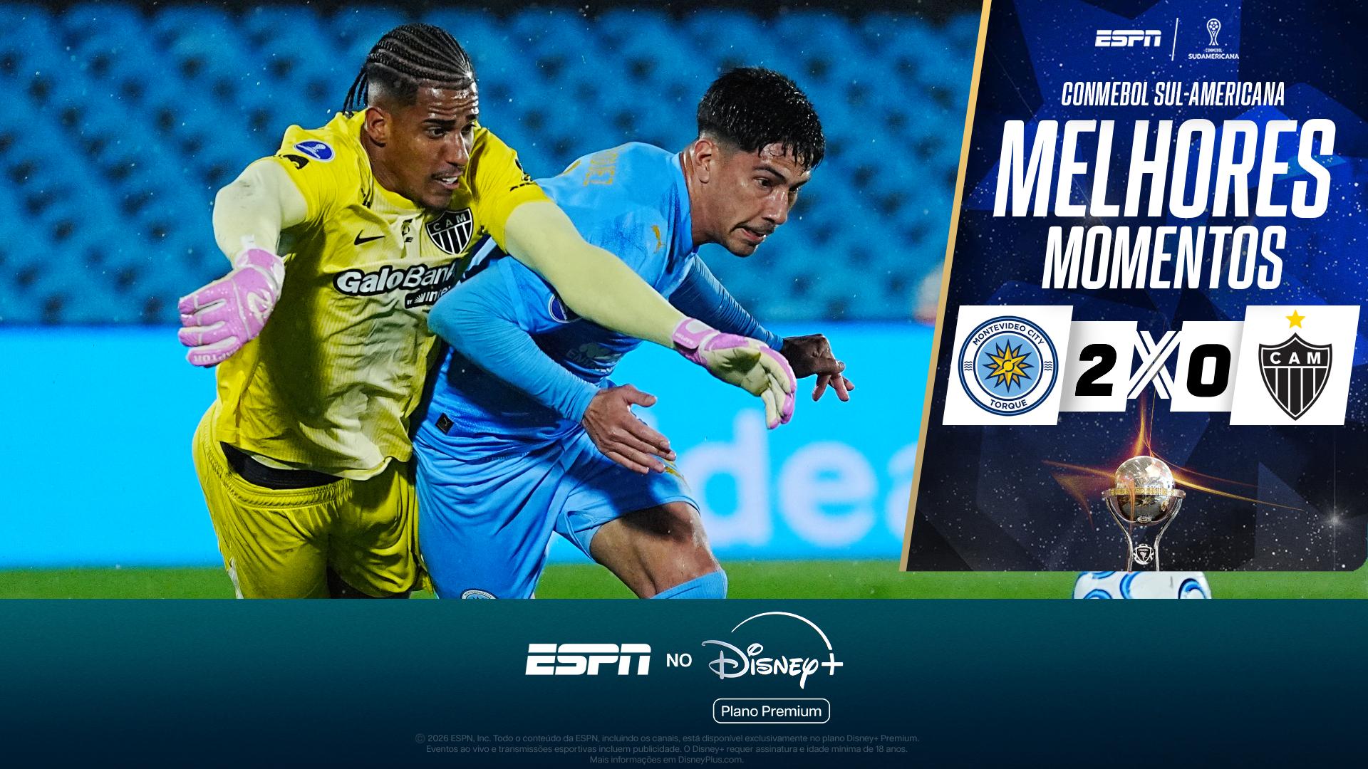 FINALISTA! Atlético-MG perde para o Montevideo City Torque, mas avança na Sul-Americana; melhores momentos