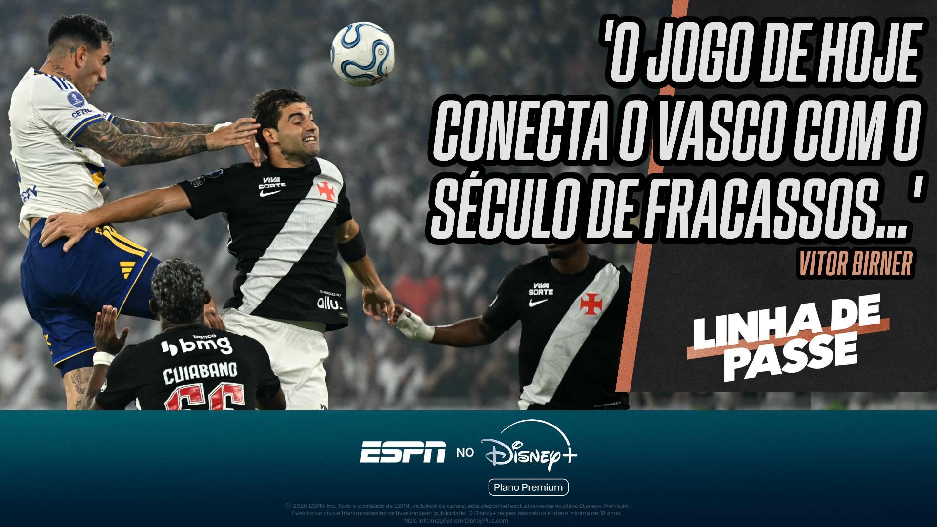 Birner vê derrota do Vasco como conexão a 'século de fracassos', mas pondera: 'o momento é outro'