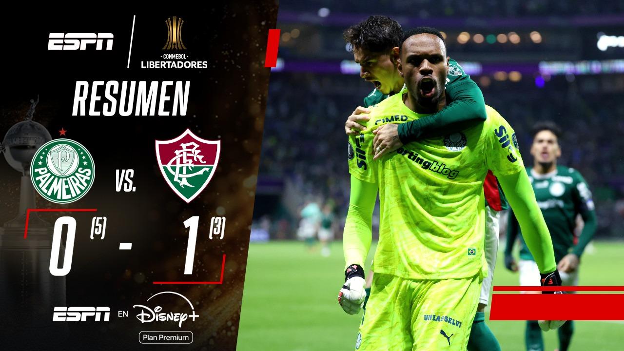 ¡Palmeiras, finalista! Venció por penales a Fluminense y va por la Libertadores