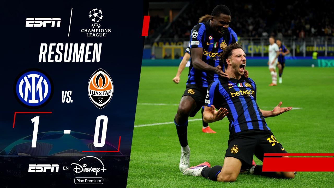 ¡Inter ganó su primer partido en la UEFA Champions League!