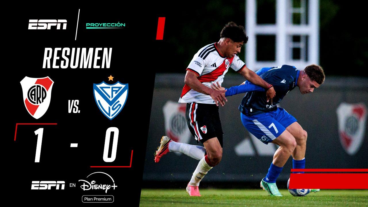 River y Vélez repartieron puntos en el Torneo Proyección