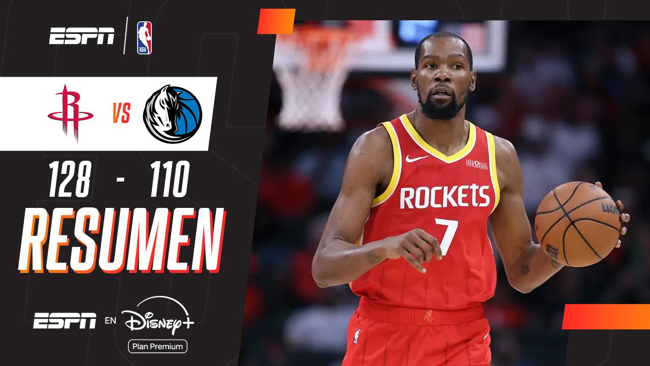 Houston le ganó a Dallas en el arranque de la NBA