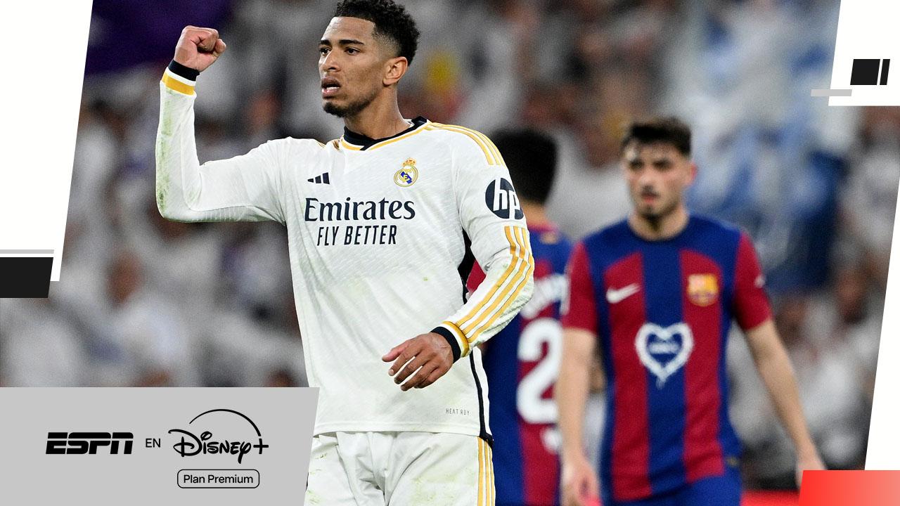 Los goles de Bellingham en el clásico ante Barcelona