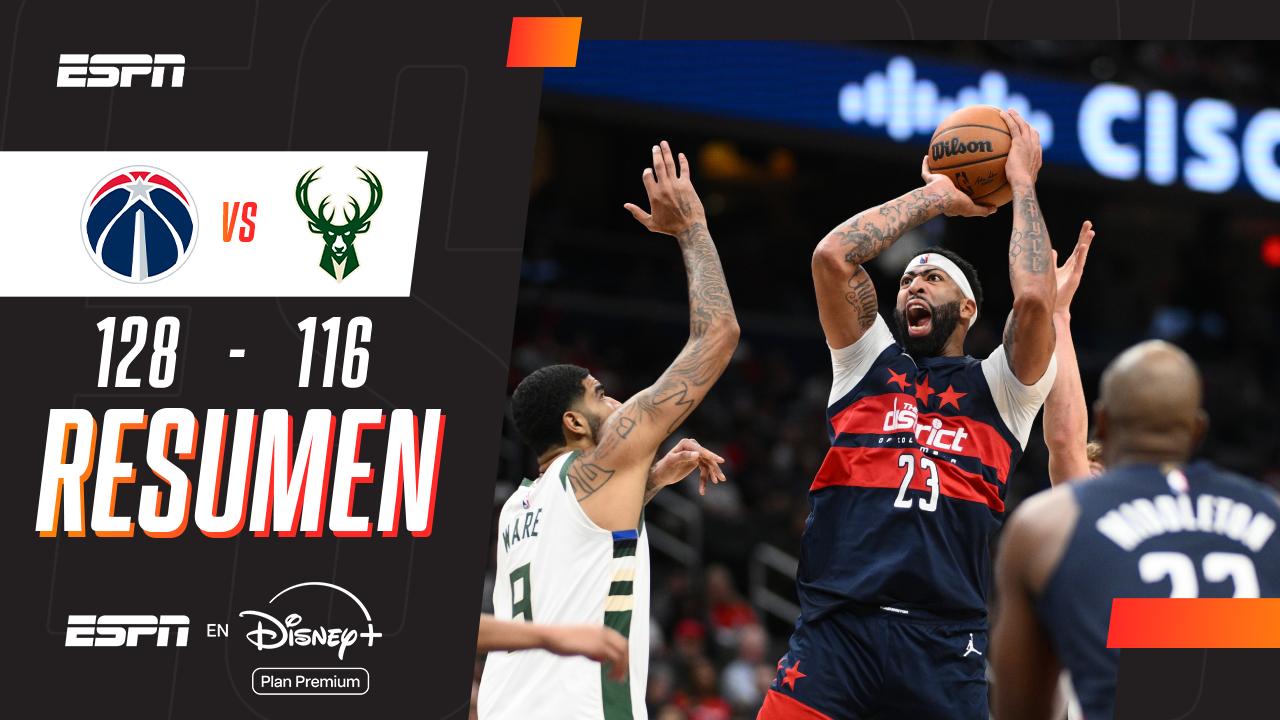 Buen arranque de los Wizards con Davis en modo MVP
