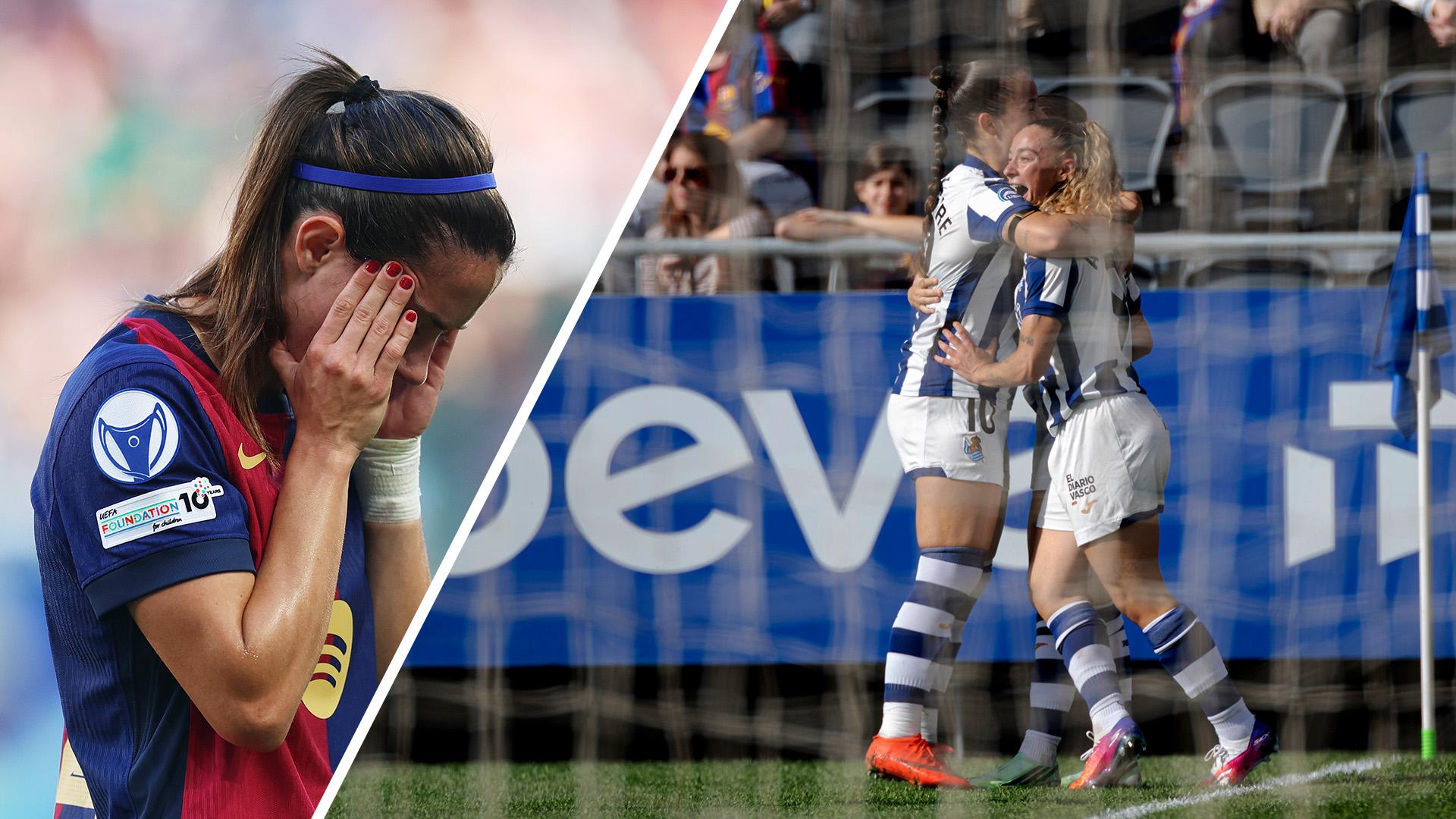 Barcelona Femení's 48-game unbeaten streak broken by Real Sociedad