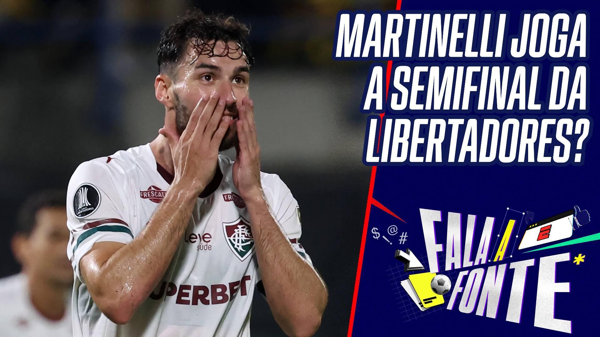 Martinelli vai pro jogo contra o Palmeiras? Bruno Andrade atualiza situação do jogador do Fluminense