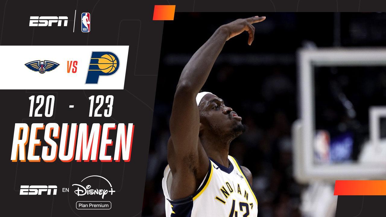 Pascal Siakam comandó el triunfo de Indiana ante New Orleans