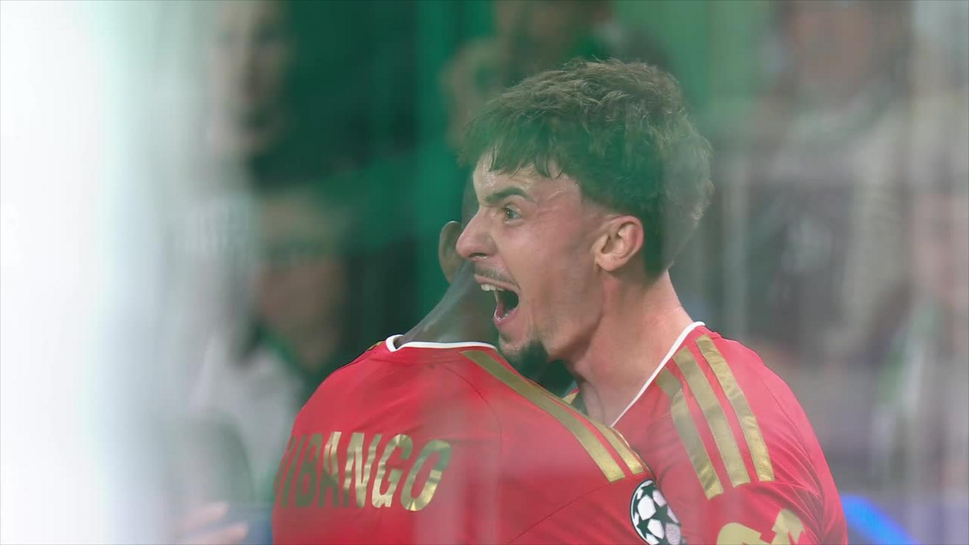 ¡Derechazo y a cobrar! Lang empató el partido ante Sporting Lisboaoo
