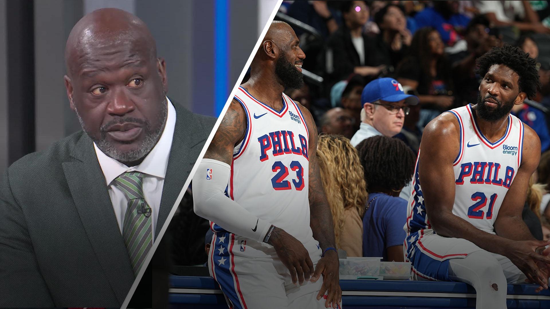 Shaq on 76ers' Finals hopes: 'They can't do it without Joel Embiid'