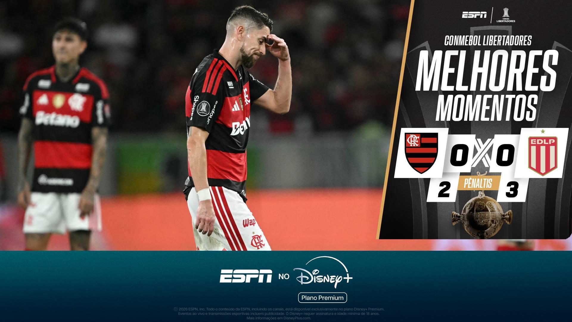 Flamengo perde para o Estudiantes nos pênaltis em pleno Maracanã e fica fora da final da Libertadores; VEJA