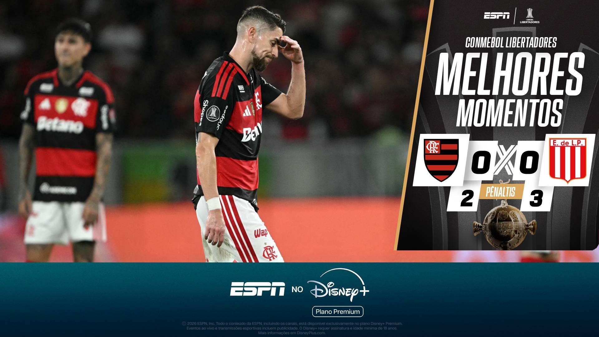 Flamengo perde para o Estudiantes nos pênaltis em pleno Maracanã e fica fora da final da Libertadores; VEJA