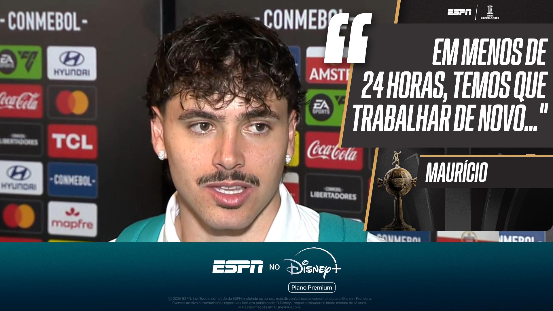 Maurício é sincero sobre dificuldade de focar em tantos jogos decisivos: 'É tenso'
