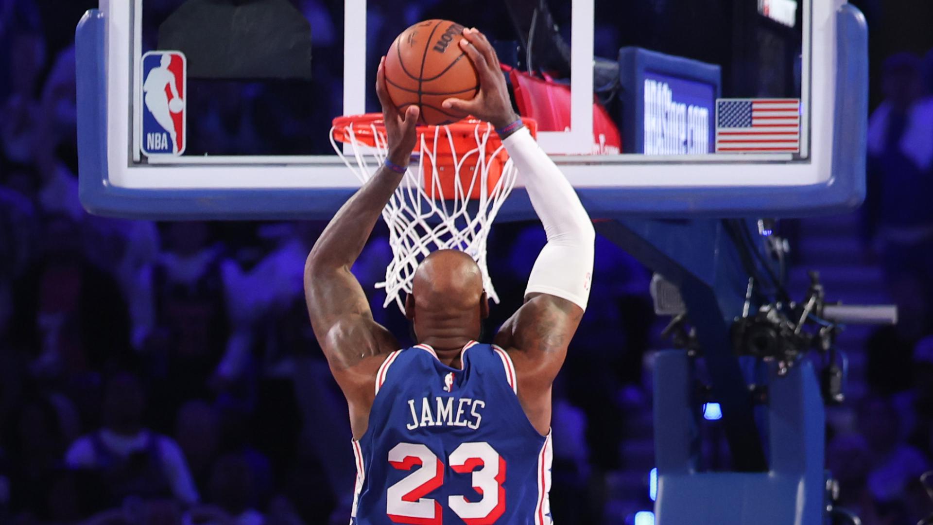 LEBRON INSANO! 'King' rouba bola de Harden e dá enterrada absurda; VEJA