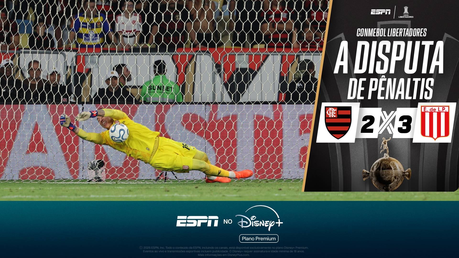 Flamengo é eliminado nos pênaltis pelo Estudiantes com Muslera parando Jorginho e Bruno Henrique; VEJA