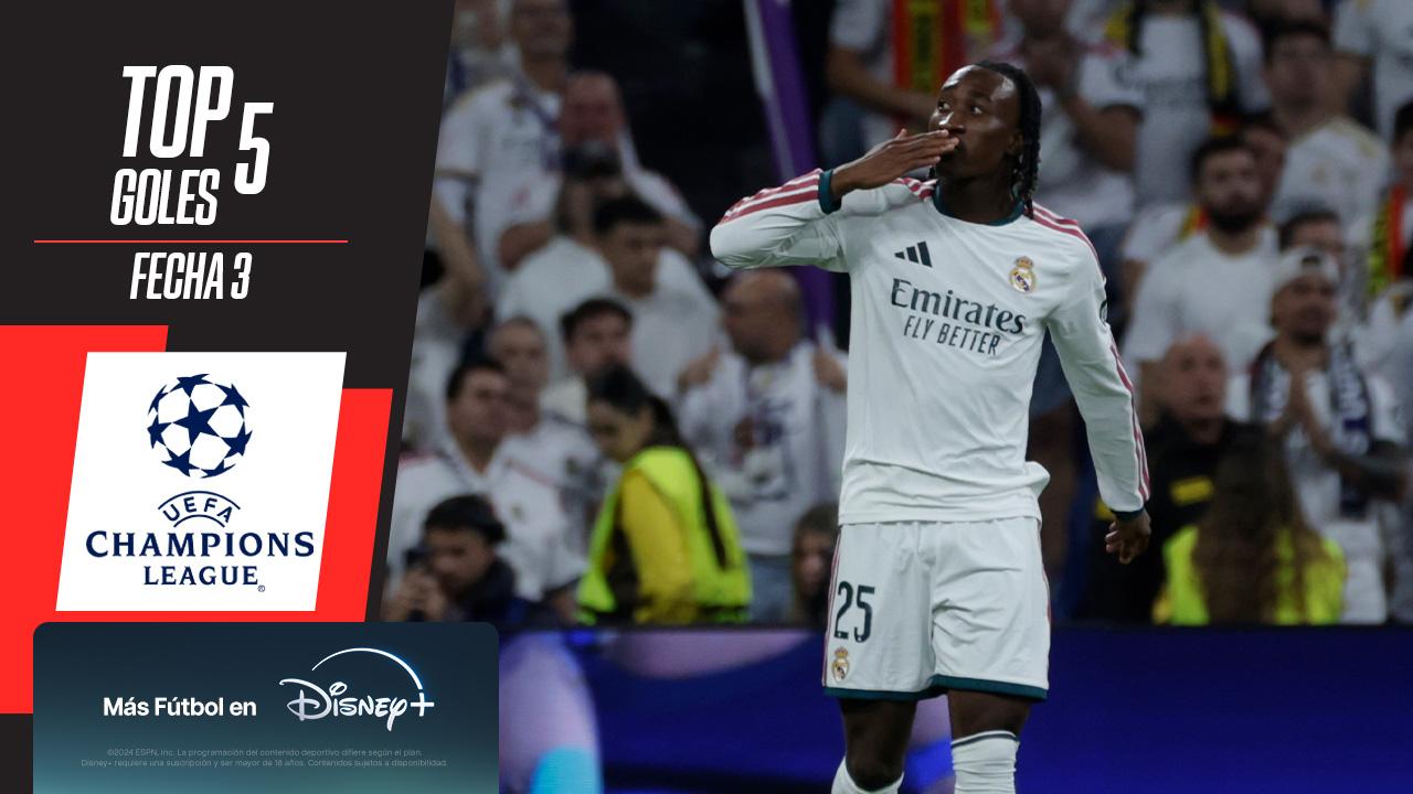 ¡Diomande se quedó con el top 5 de goles en la fecha 3 de la Fase Liga de la Champions!