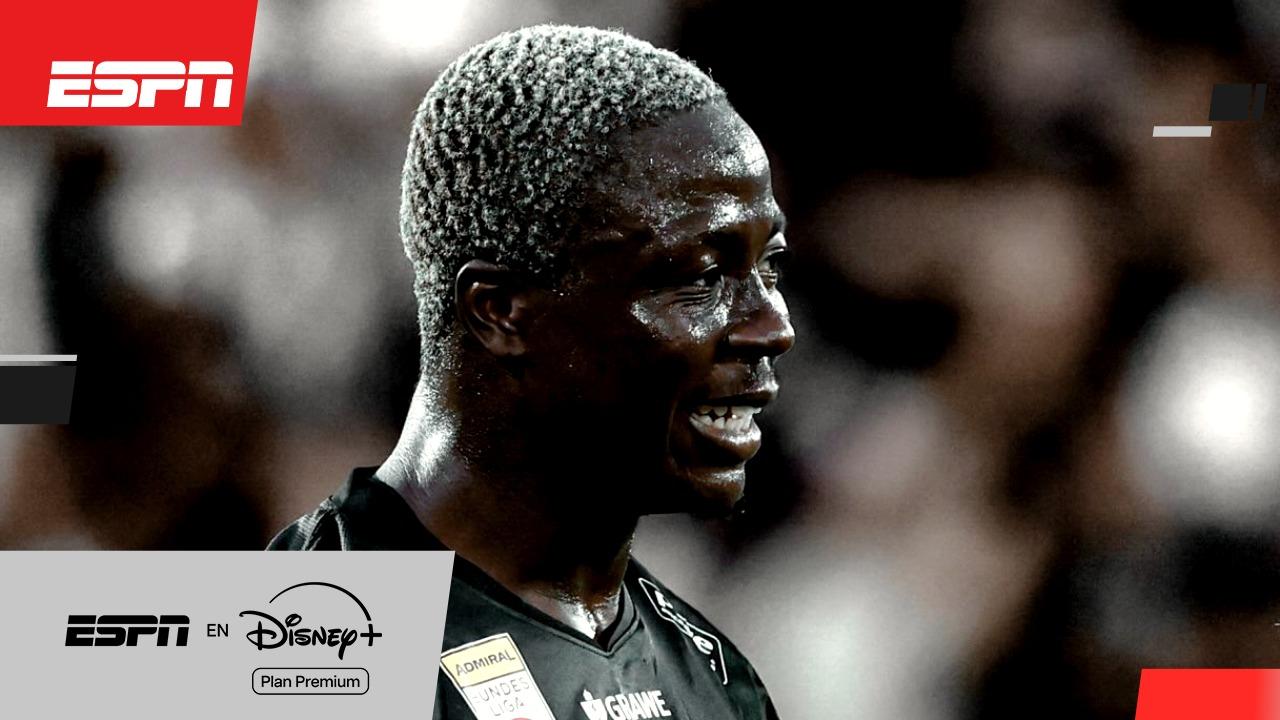 Oumar Diakité adelantó al Sturm Graz contra el Marsella en la Europa League