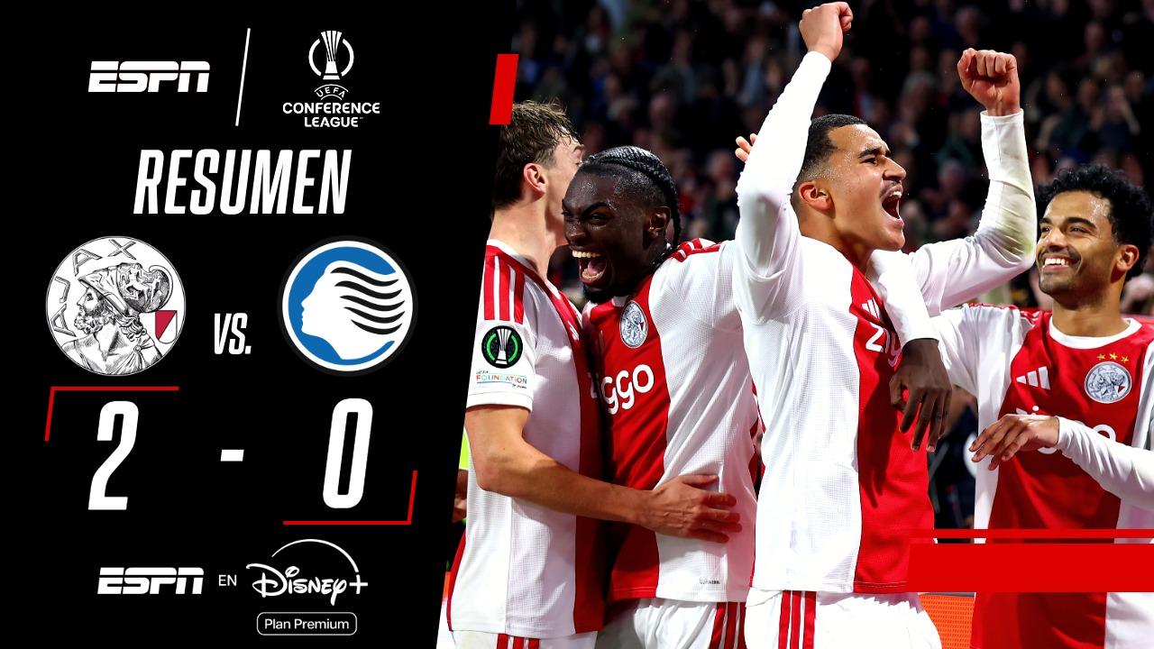 Sobre el final, Ajax le ganó al Atalanta