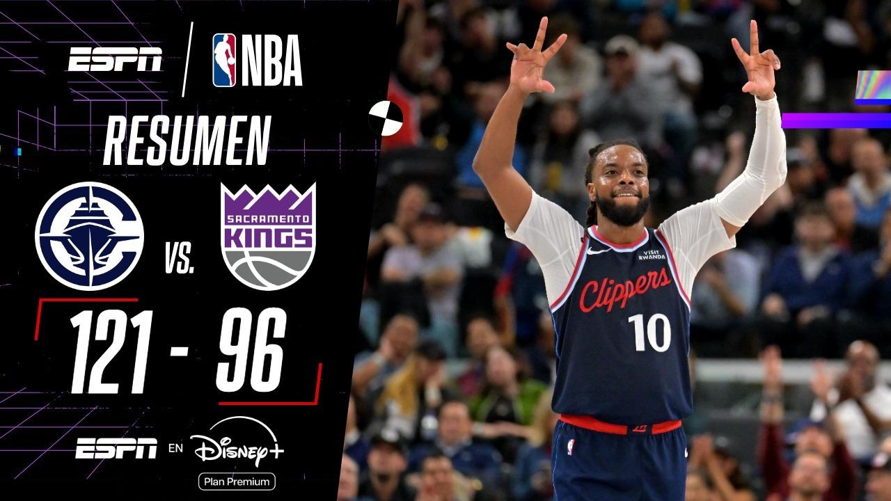 Darius Garland fue la figura de los Clippers en la victoria ante Kings