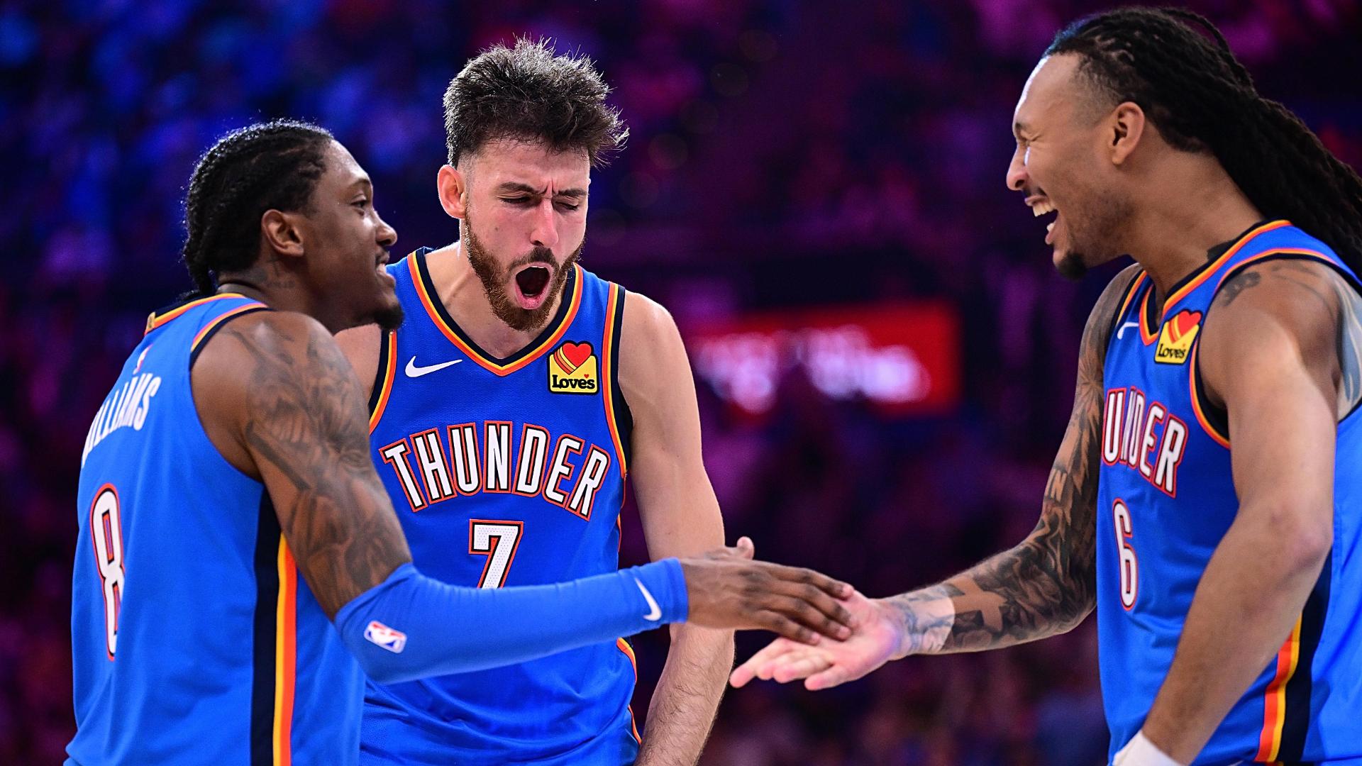 Thunder overcome SGA's shooting woes to beat Nuggets 96-84 in home opener