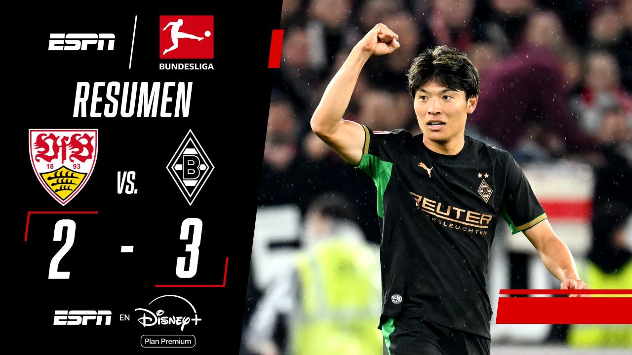 Borussia Mönchengladbach venció al Stuttgart por la Bundesliga