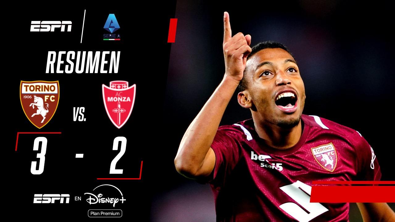 Torino se quedó con un partidazo ante Monza y sumó su tercera victoria consecutiva