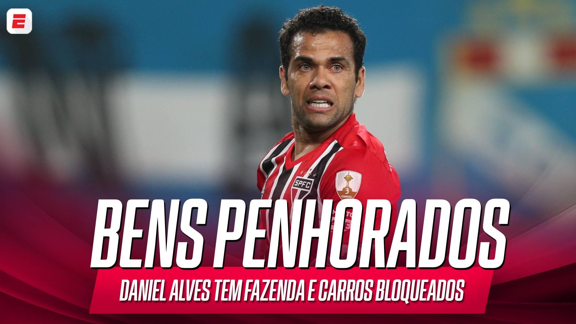 Daniel Alves tem bens penhorados por dívida milionária referente à época em que jogou no São Paulo; VEJA
