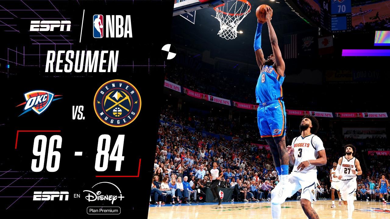 OKC logró su segundo éxito en fila en la NBA 26-27