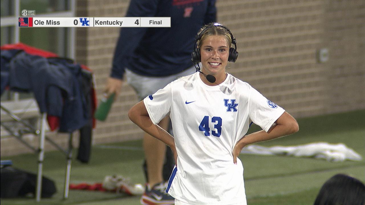 Dani Chaump expresses pride in Kentucky after 'intense' home win