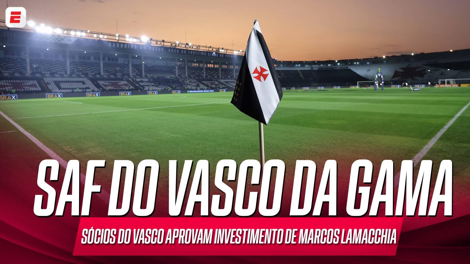 Sócios do Vasco da Gama aprovam venda de SAF do clube