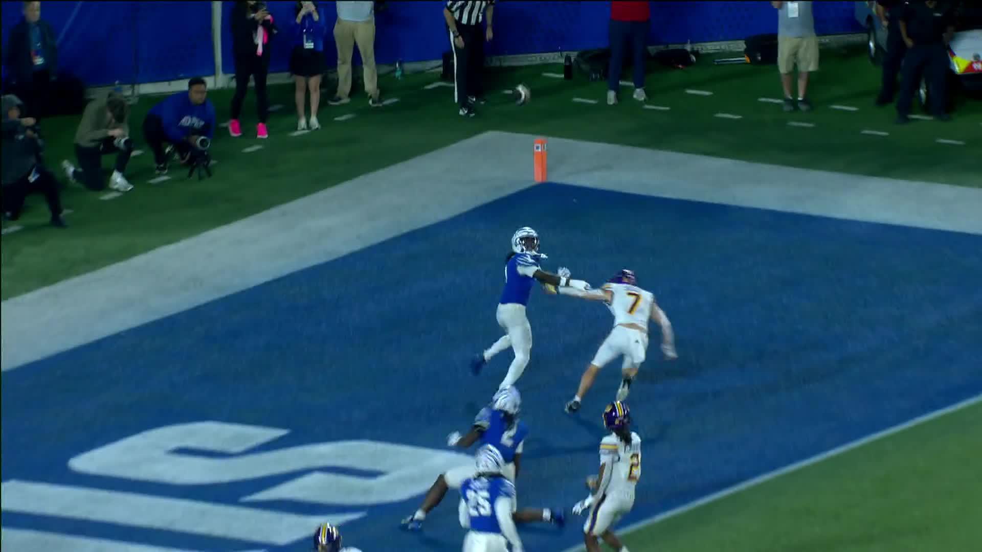 Marcus Stokes has 5 total TDs after halftime, Memphis rallies to beat ECU 34-31 in OT