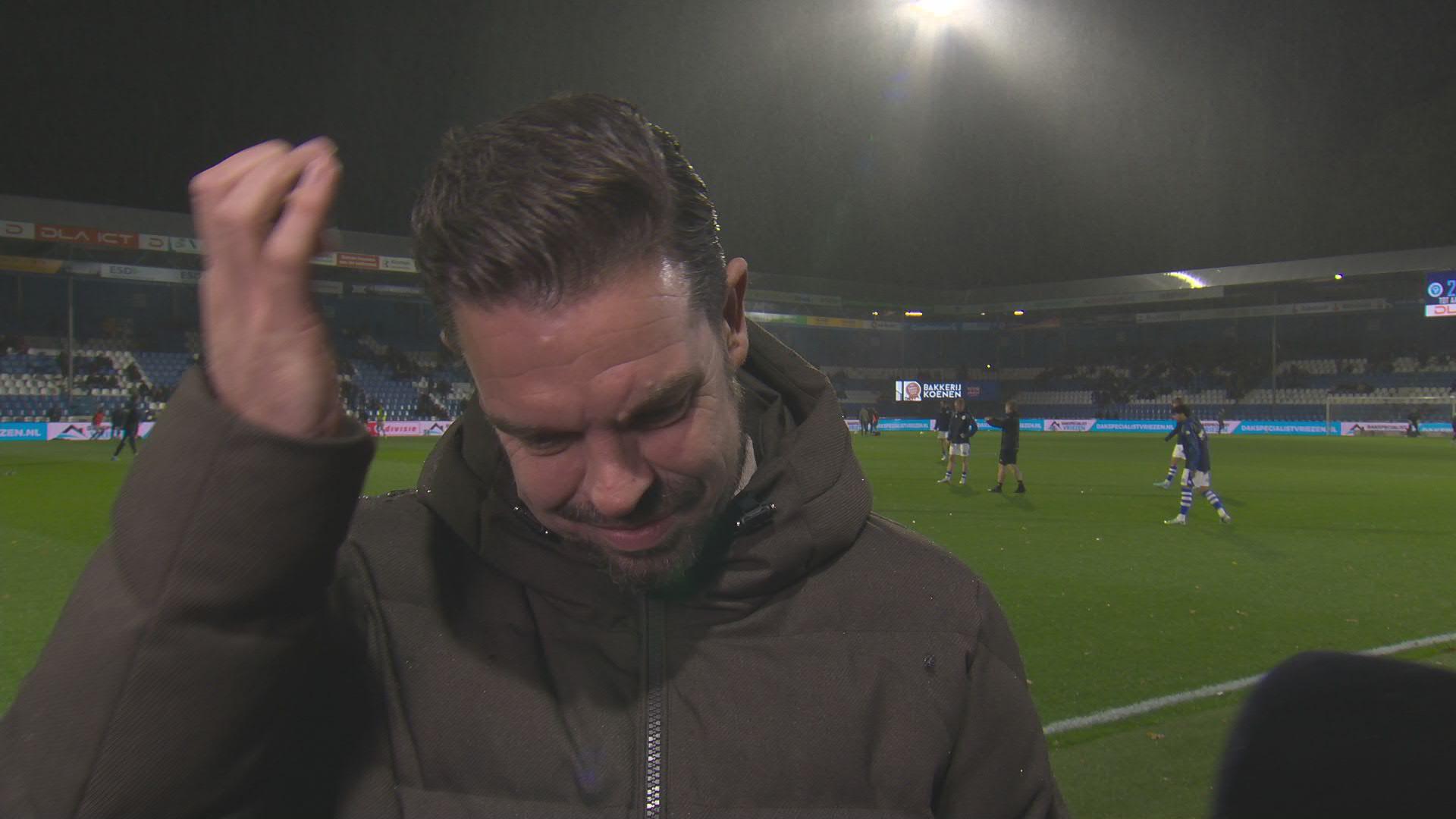 Duits: "Ik heb het voorrecht gehad om hier ook een jaar of zeven te spelen"