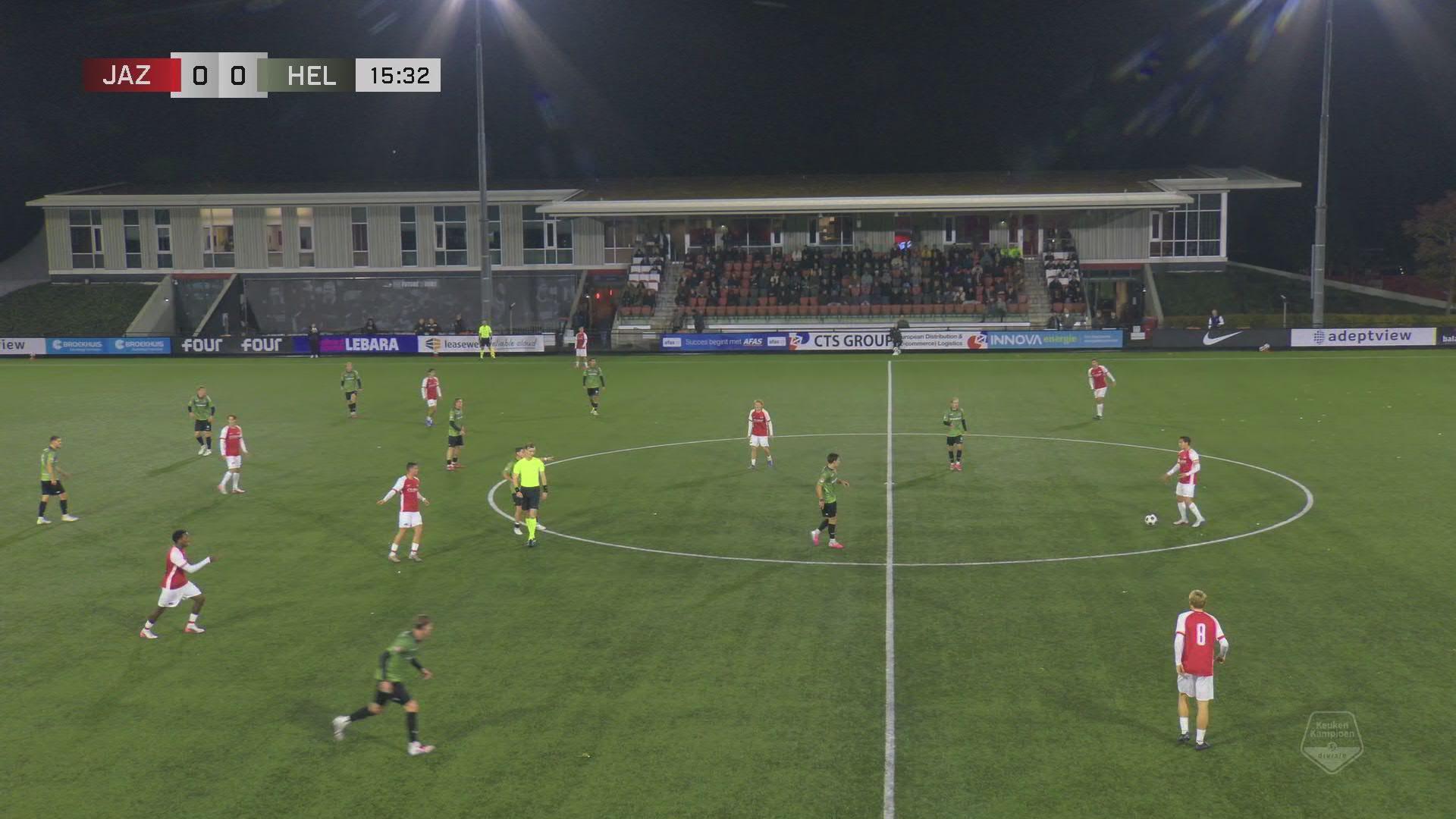 Knotsgekke wedstrijd met acht goals | Samenvatting Jong AZ - Helmond Sport