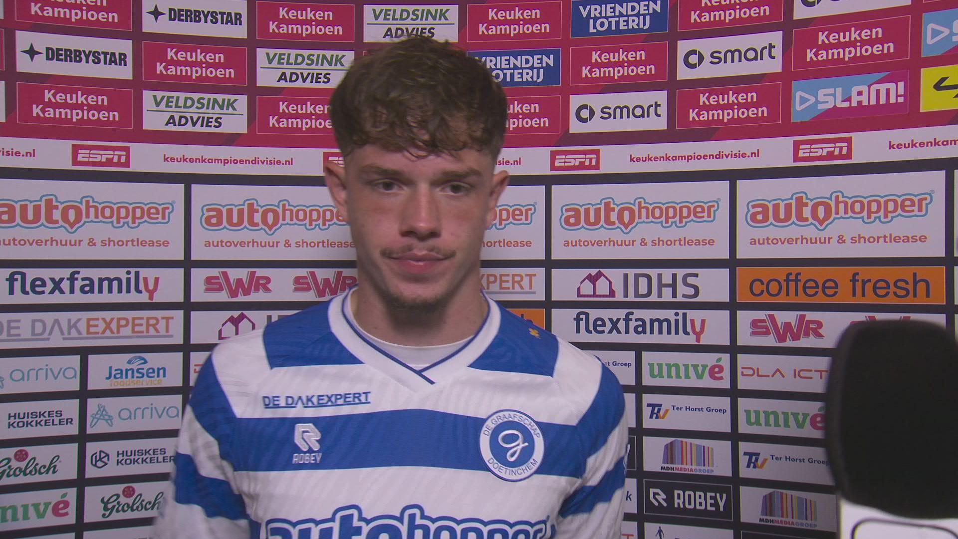 Van Zijl over zijn doelpunt: "Dat voel je gelijk, ik raakte hem heel lekker"