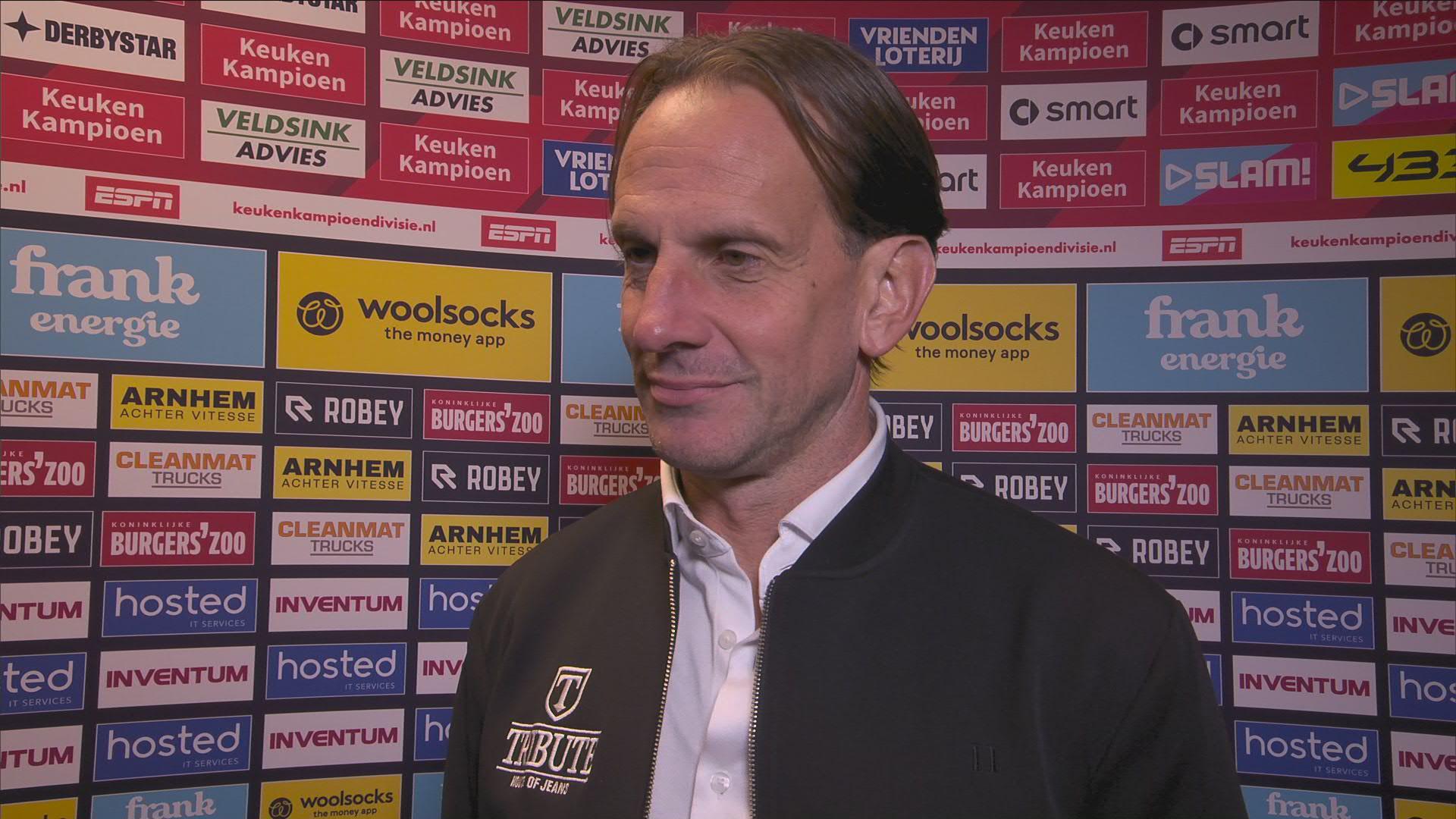 Rehm: "Op het eind neem je meer risico, maar loop helaas tegen de 0-2 aan"