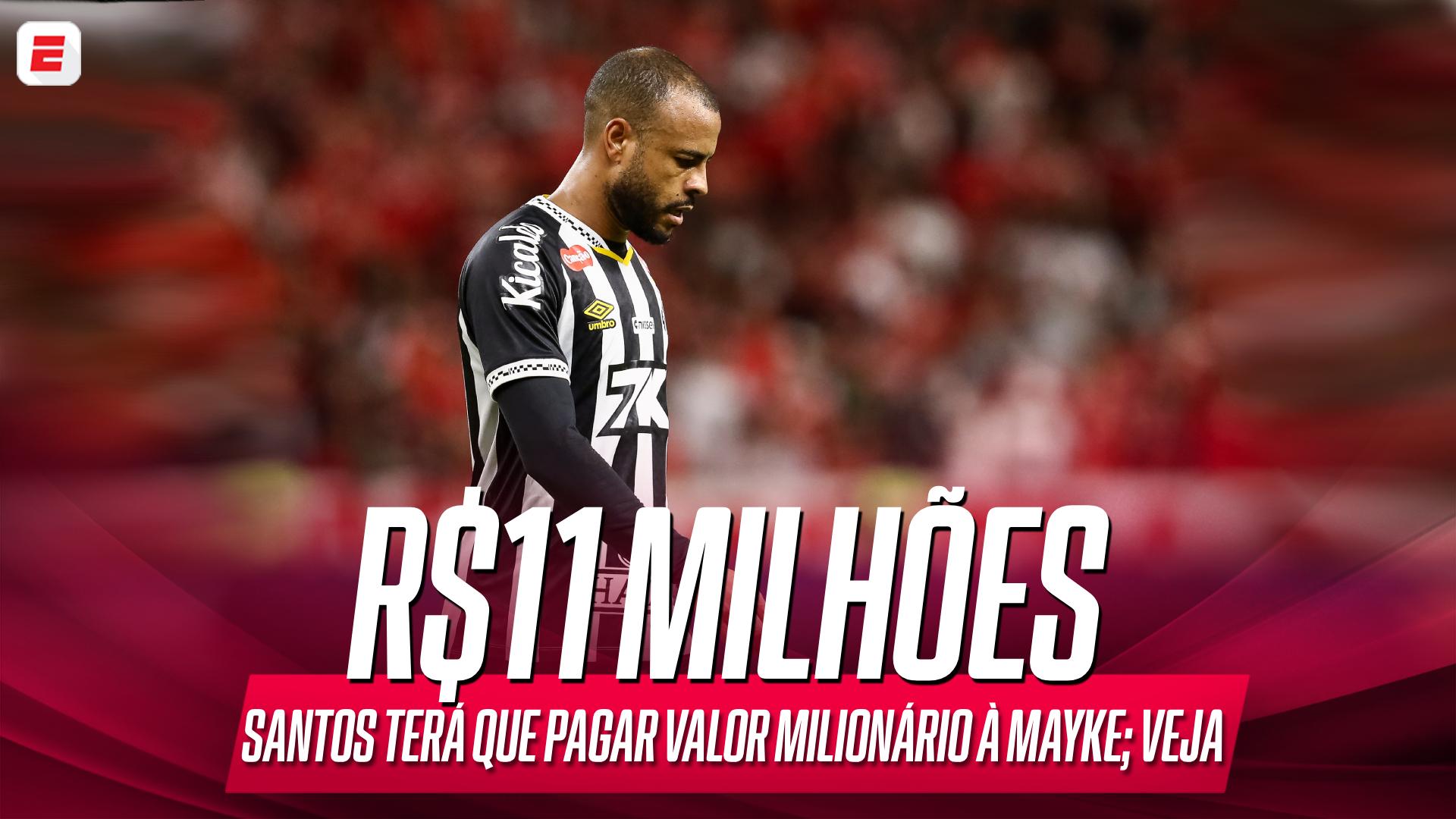 CNRD determina que Santos pague R$ 11 milhões a Mayke por calotes salariais