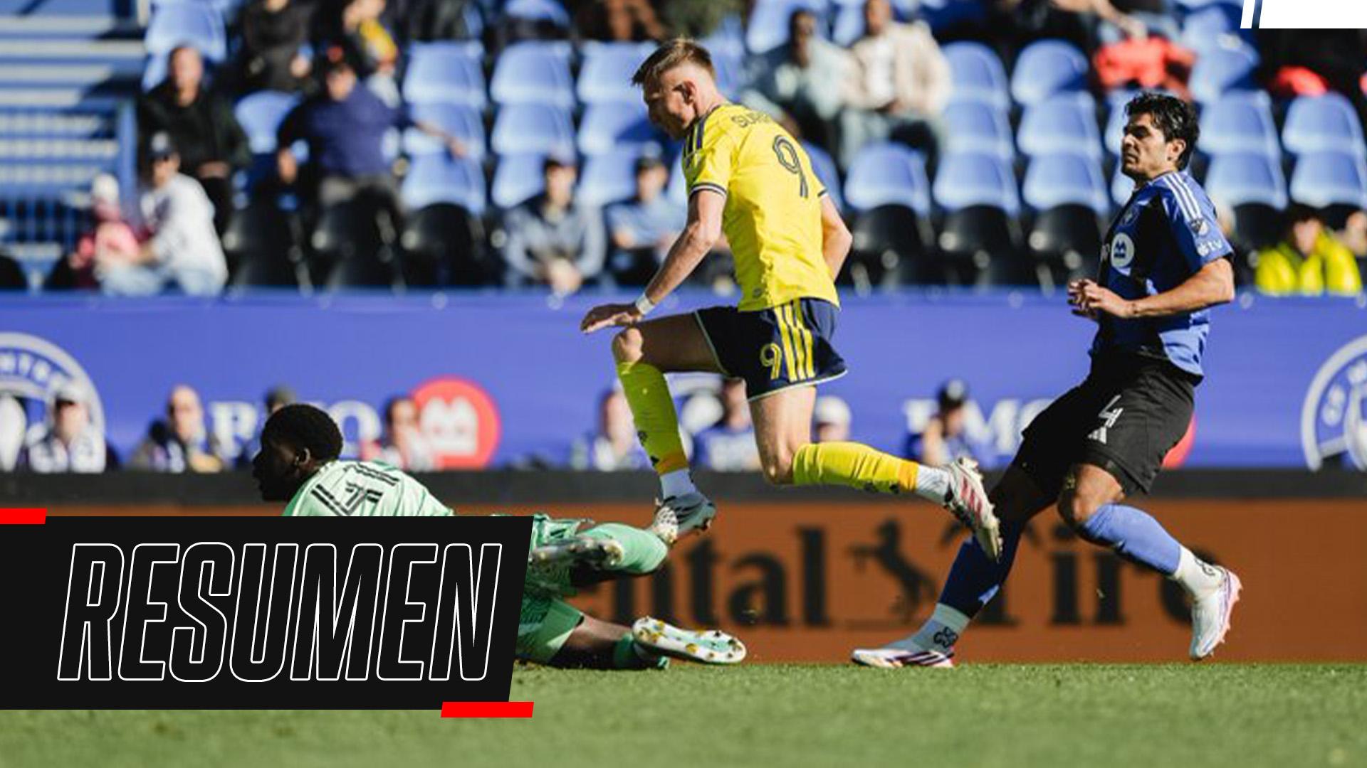 Nashville venció a Montreal y se afirma en la cima de la MLS