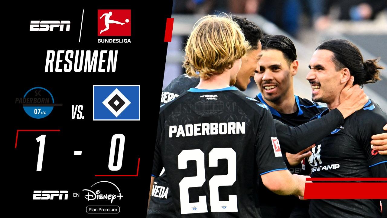 Triunfo agónico de Paderborn ante Hamburgo