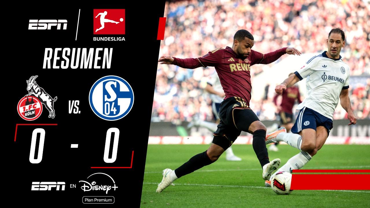Colonia y Schalke igualaron 0 a 0 en la Bundesliga