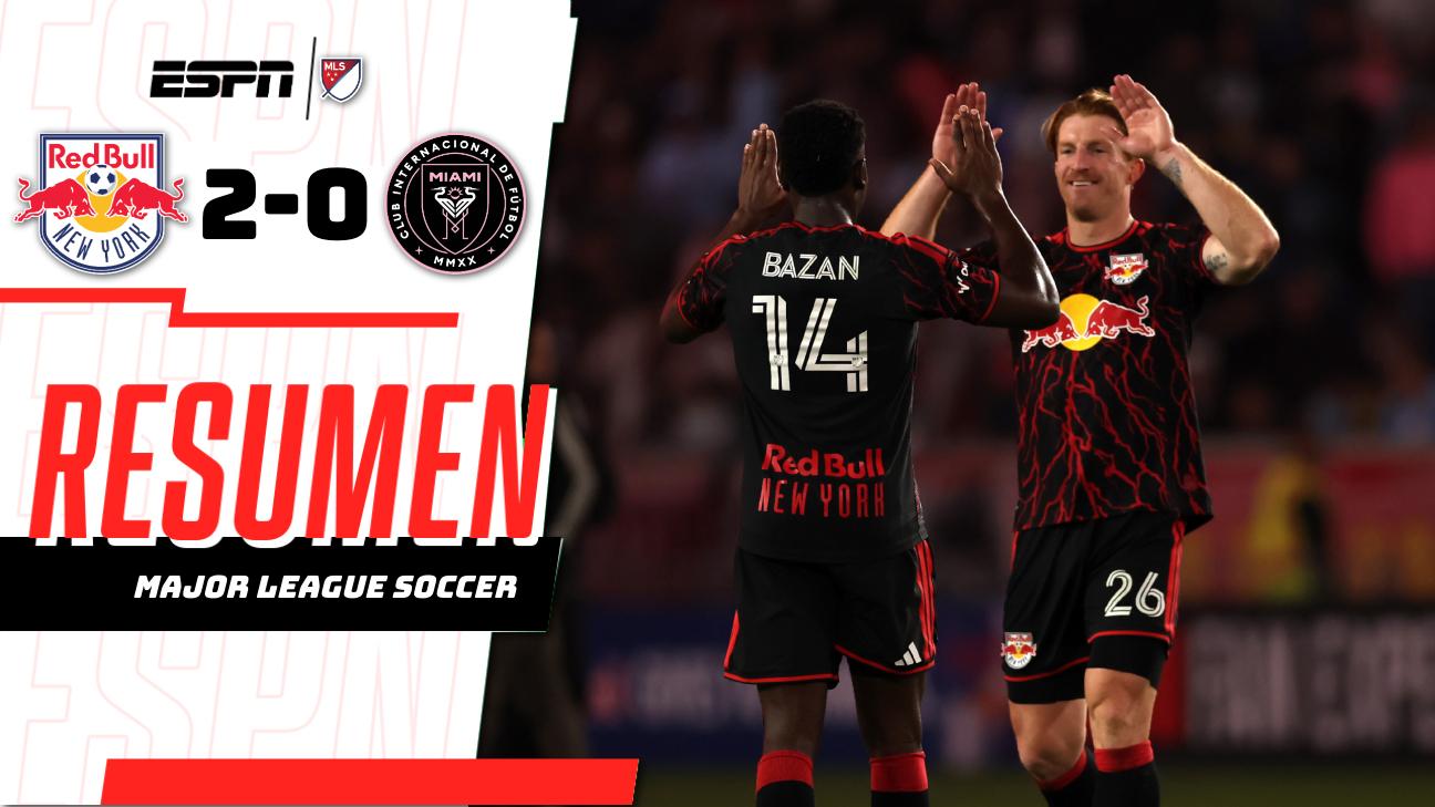 ¡El Inter Miami sufre derrota 2-0 ante los Red Bull New York!