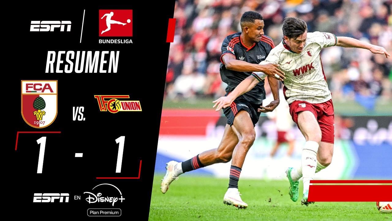 Augsburgo y Union Berlin repartieron puntos en la Bundesliga
