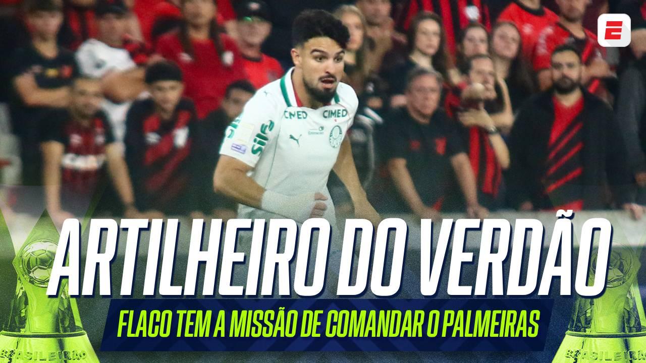 Flaco López é a esperança de gols do Palmeiras contra o Bragantino pelo Brasileirão; VEJA os gols do atacante