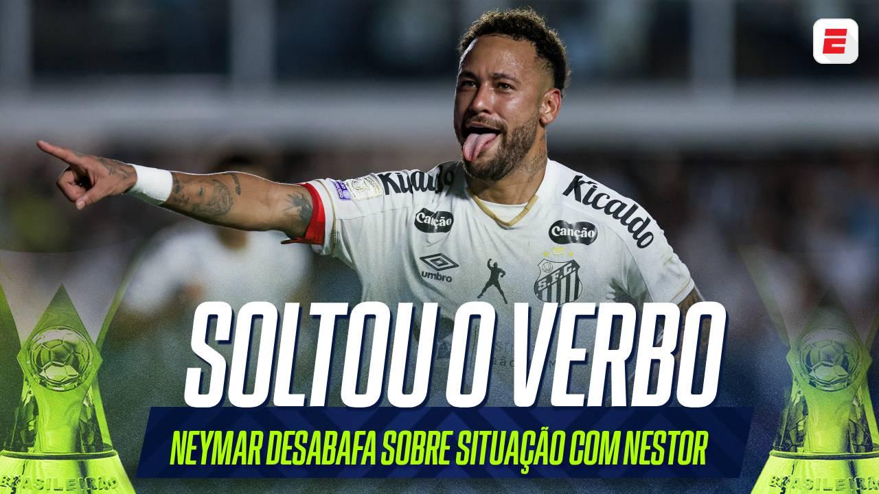 Neymar se pronuncia após expulsão contra o Bahia e desabafa sobre Rodrigo Nestor; VEJA