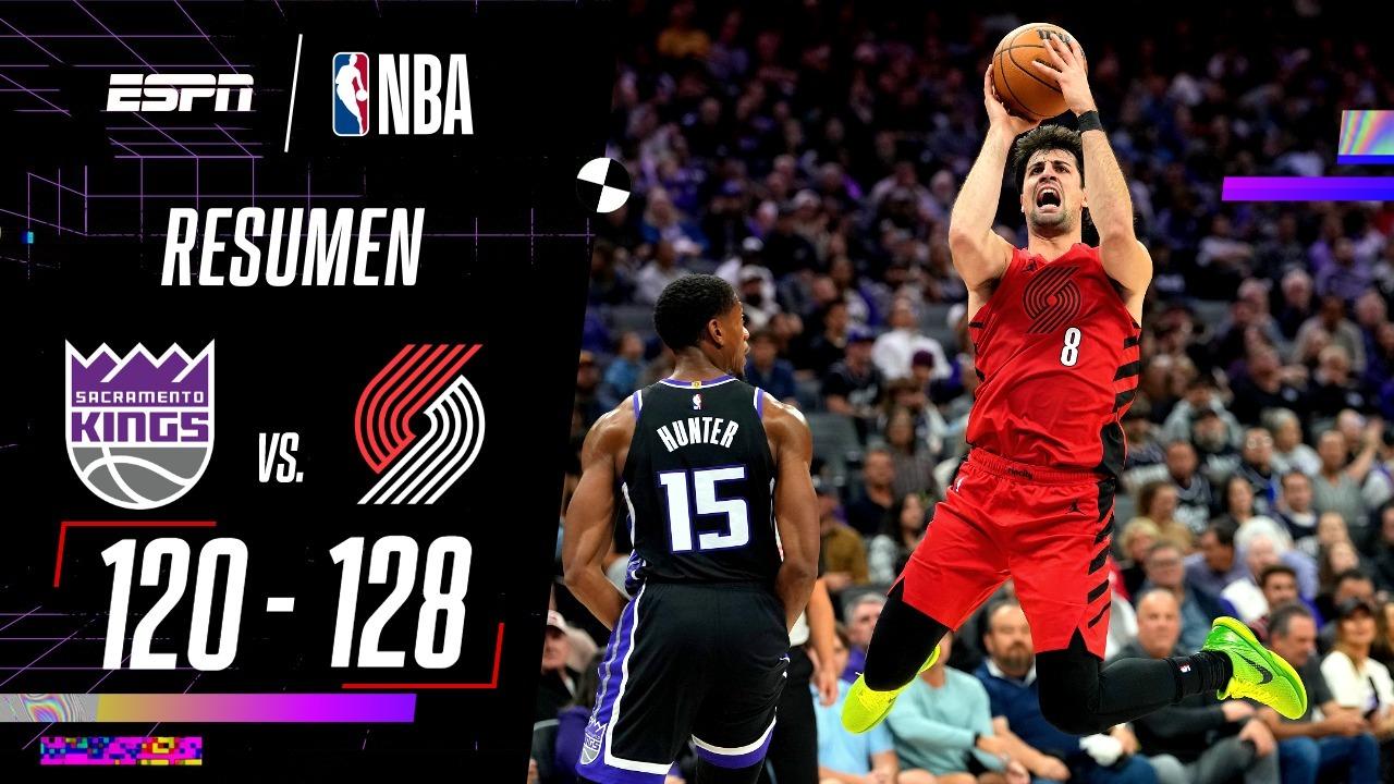 ¡Los Blazers se llevaron una buena victoria ante los Kings!