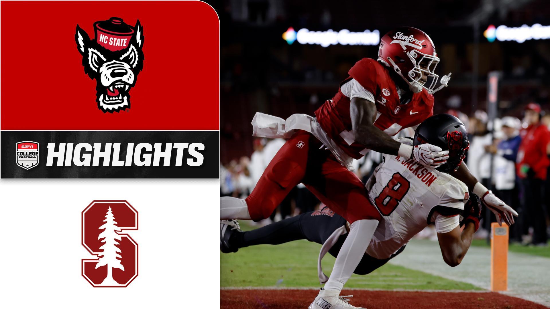 Davis Warren's 4 TD passes lead Stanford to a 31-28 win over NC State