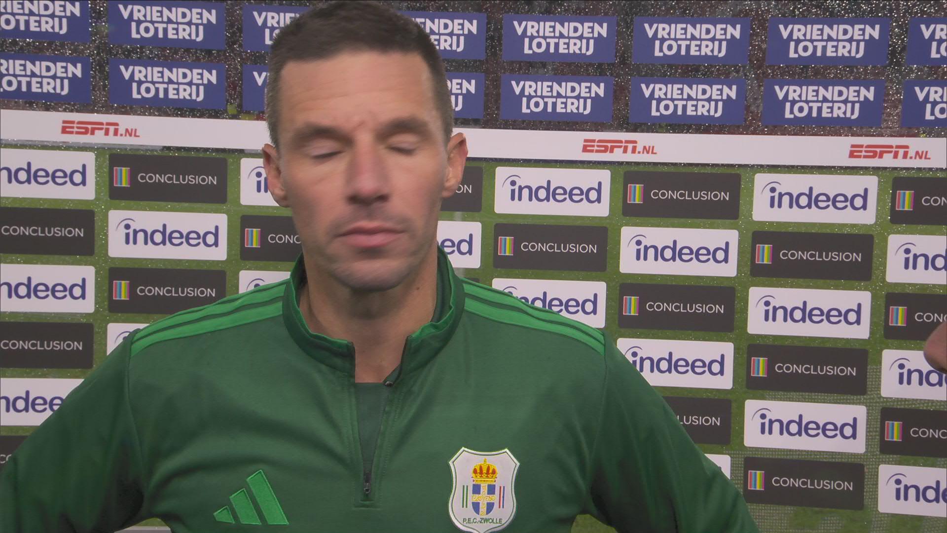 Viergever niet tevreden met een punt: "Wij hadden de overhand"